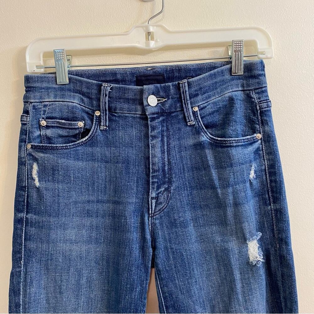 Mother The Looker Homebound Dark Wash Straight Leg Jeans Women’s Sz 26 - Picture 10 of 16